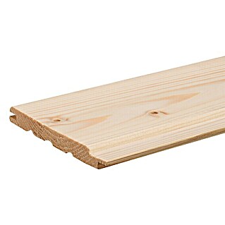 Profilholz (Fichte/Tanne, B-Sortierung, 210 x 12,1 x 1,4 cm)