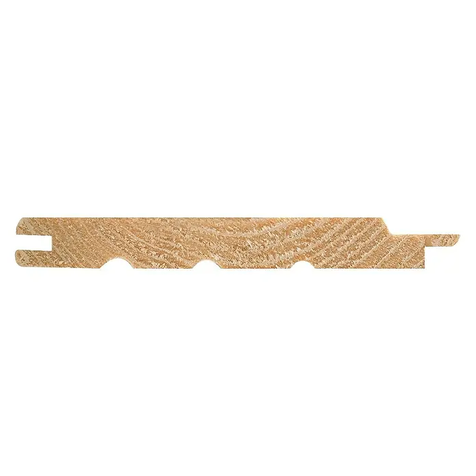 Profilholz - Fichte/Tanne, B-Sortierung, 240 x 12,1 x 1,4 cm - Profilholzbrett aus hellem Holz mit Nut- und Feder-Verbindung. Ideal für Wand- und Deckenverkleidungen mit rustikalem Charme.
