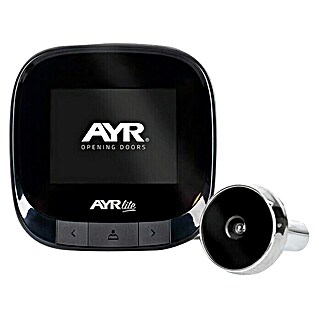 AYR Mirilla digital 9001 (Negro, Grosor de la puerta: 35 mm - 120 mm)