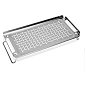 Weber Warmhalterost für Grillplatten (Passend für: Grillplatten / Plancha Grills, Edelstahl, L x B x H: 42 x 20 x 6,6 cm) | BAUHAUS