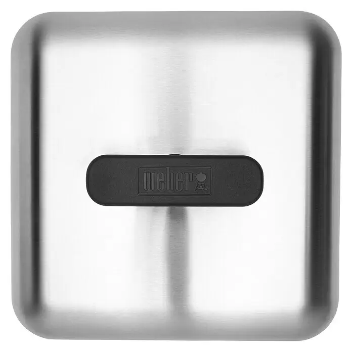 Weber Grillhaube - Edelstahl, L x B x H: 26 x 26 x 12,5 cm - Draufsicht