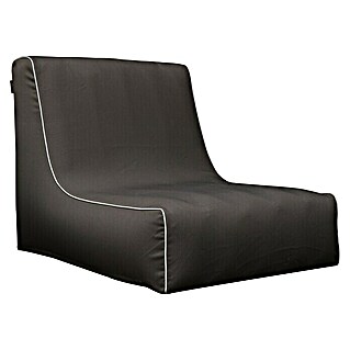 Sitzsack Aufblasbar (70 x 90 x 70 cm, Dunkelgrau, 100 % Polyester)