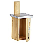 Nestkast Winterkoning met zinken plat dak (11,3 x 13,5 x 25 cm, Lichtbruin) | BAUHAUS