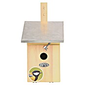 Nestkast Koolmees met zinken dak (17 x 21,5 x 33,3 cm, Lichtbruin) | BAUHAUS