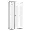 Simonrack Simonlocker Taquilla Prof. Single (L x An x Al: 50 x 120 x 180 cm, Número de puertas: 3 ud., Gris/Blanco) | BAUHAUS