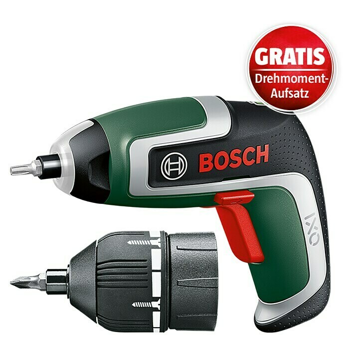 Bosch Akkuschrauber IXO 7 + GRATIS Drehmomentaufsatz (3,6 V, 1 Akku, 2 Ah, 5,5 Nm) | BAUHAUS