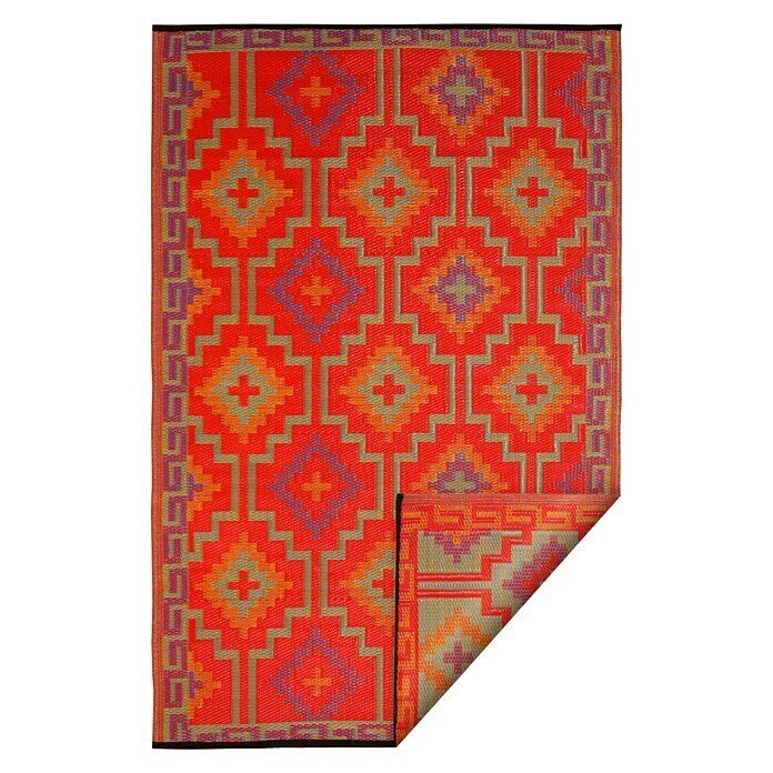 Teppich Lhasa (Orange/Violett, 240 x 150 cm, 100 % Polypropylen)