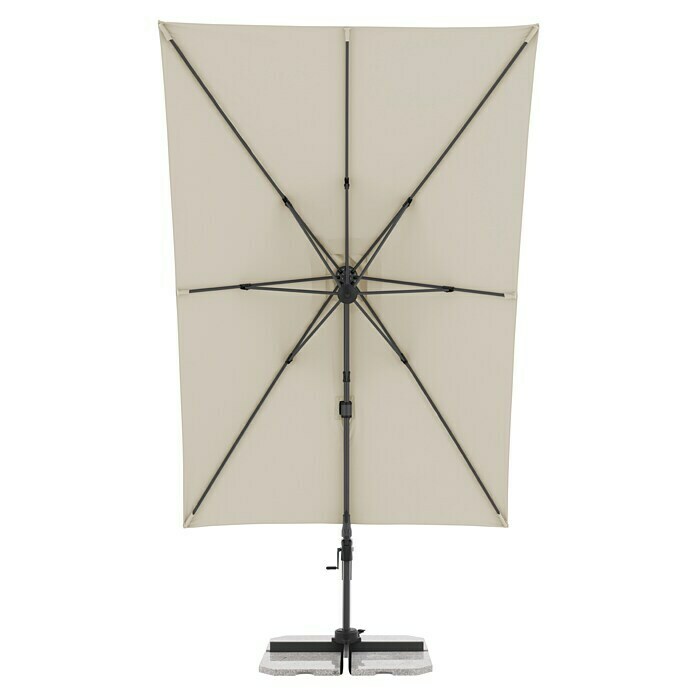 Doppler Ampelschirm Active Pendel Green Edition (Natur, Bespannungsmaß (L x B): 210 x 310 cm) | BAUHAUS