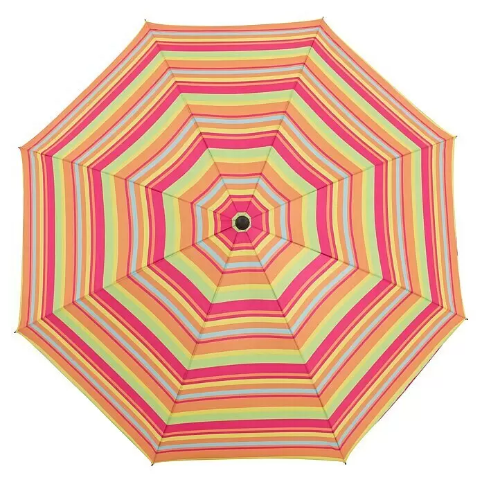 Derby Strandschirm ComoBunt gestreift, 165 cm