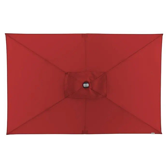 Doppler Expert Marktschirm Auto Tilt - Bordeaux, Bespannungsmaß (L x B): 140 x 220 cm - Roter rechteckiger Sonnenschirm, ideal für den Garten oder die Terrasse, bietet optimalen Schutz vor der Sonne und verleiht eine stilvolle Note.