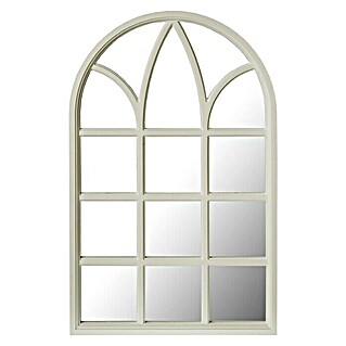 Espejo con marco Ventana ancha (3 x 80 cm, Blanco)