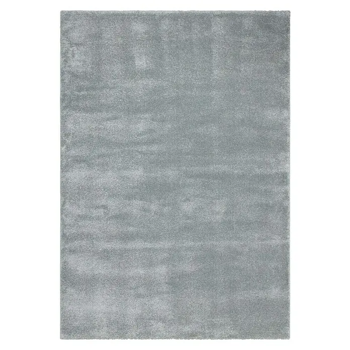 Kurzflorteppich Softtouch 700 - Pastell-Blau, 230 x 160 cm, 100 % Polypropylen (Flor) - Grauer Teppich mit weicher Textur, ideal für Wohn- und Schlafzimmer. Sorgt für Wärme und Komfort in jedem Raum.