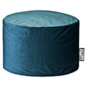 Sitzhocker Dotcom Samt Uni (Petrol, Ø x H: 60 x 40 cm, 100 % Polyester)