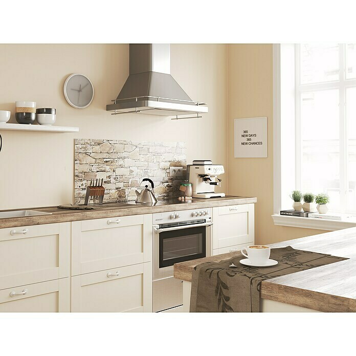 Küchenrückwand WandArt easy (New Bricks, 200 x 58,5 cm, Stärke: 3 mm,  Schichtstoff)