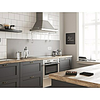 Küchenrückwand WandArt easy (Hellgrau, 80 x 58,5 cm, Stärke: 3 mm, Schichtstoff)