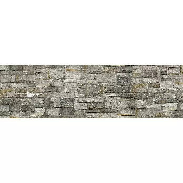 Küchenrückwand WandArt easy - Old Castle Wall, 200 x 58,5 cm, Stärke: 3 mm, Schichtstoff - Draufsicht
