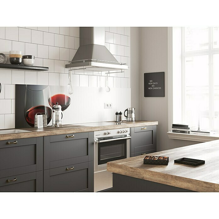 Küchenrückwand WandArt easy (Hellgrau, 80 x 58,5 cm, Stärke: 3 mm,  Schichtstoff) | BAUHAUS