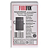 Firefix Ofenrohr (Ø x L: 150 x 250 mm, Mit Sperrer, Senotherm lackiert, Dunkelgrau) | BAUHAUS