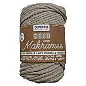 Glorex Wolle Makramee-Cord (Taupe, 3 mm, 250 g, gewebt) | BAUHAUS