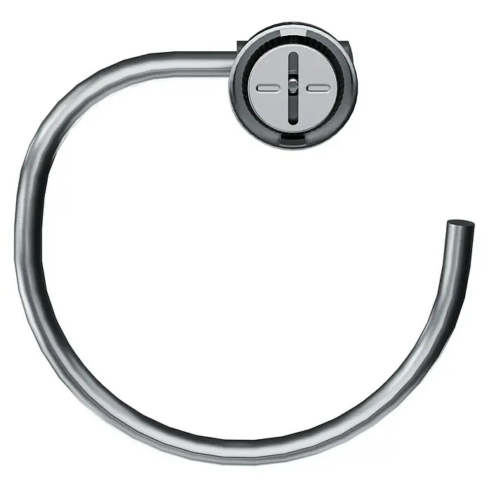Camargue Paris Handtuchring - Edelstahl, Gebürstet - Chromfarbener Handtuchring zur Wandmontage. Das Handtuchhalter-Design ist stilvoll und praktisch für jedes Badezimmer.