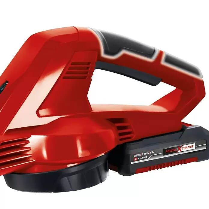 Einhell Power X-Change 18V Akku-Laubbläser GE-CL 18 Li E Kit - 18 V, Li-Ionen, 1 Akku, Blasgeschwindigkeit: 210 km/h - Detailaufnahme