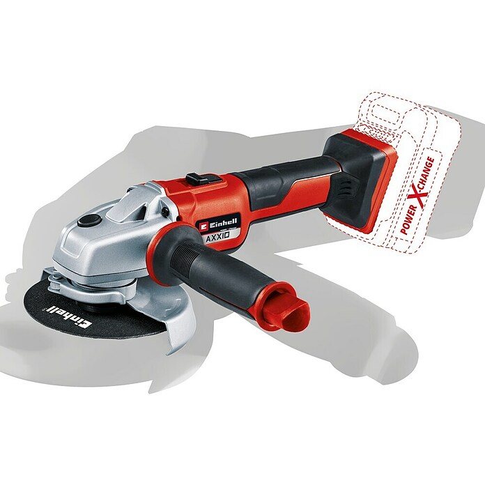 Einhell Power X-Change Amoladora angular de batería Axxio (18 V, Sin batería, Diámetro disco: 125 mm)
