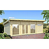 Palmako Caseta de jardín (Madera, 22,8 m², Espesor de pared: 70 mm)