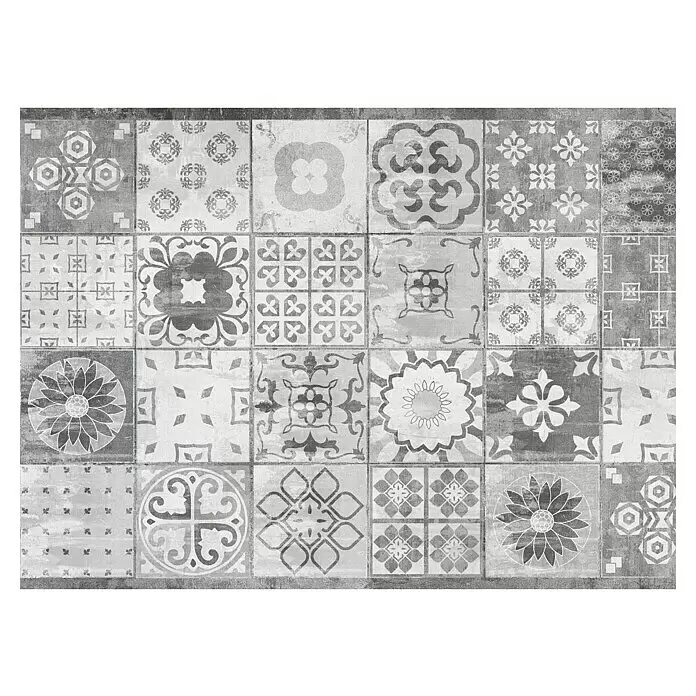 Küchenrückwand WandArt easy - Arabesque, 80 x 58,5 cm, Stärke: 3 mm, Schichtstoff - Draufsicht
