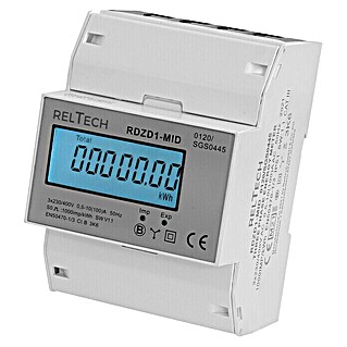 Reltech Drehstromzähler digital MID 100A RDZD1 (230 V, Bis 100 A)