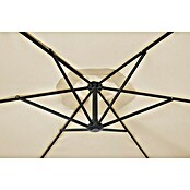 Schneider Classic Ampelschirm rund Venus (Natur, Durchmesser Bespannung: 300 cm) | BAUHAUS