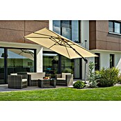 Schneider Premium Ampelschirm Bermuda (Natur, Bespannungsmaß (L x B): 350 x 260 cm) | BAUHAUS