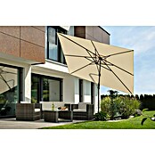 Schneider Classic Ampelschirm Rhodos Twist (Natur, Bespannungsmaß (L x B): 260 x 350 cm) | BAUHAUS