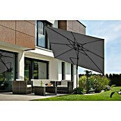 Schneider Classic Ampelschirm Rhodos Twist (Anthrazit, Bespannungsmaß (L x B): 260 x 350 cm) | BAUHAUS