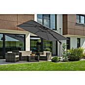 Schneider Premium Ampelschirm Bermuda (Anthrazit, Bespannungsmaß (L x B): 350 x 260 cm) | BAUHAUS