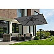 Schneider Classic Ampelschirm Rhodos Twist (Anthrazit, Bespannungsmaß (L x B): 260 x 350 cm) | BAUHAUS