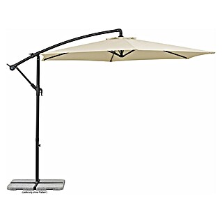 Schneider Classic Ampelschirm rund Venus (Natur, Durchmesser Bespannung: 300 cm)