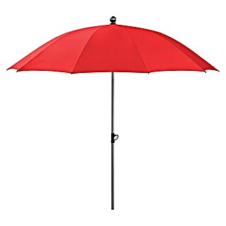 Schneider Classic Marktschirm rund Locarno (Rot, Durchmesser Bespannung: 220 cm)