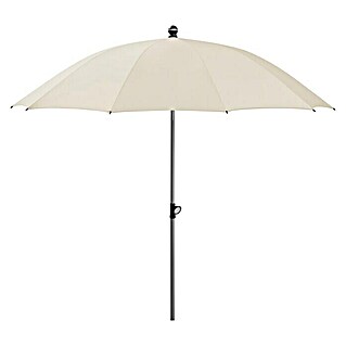 Schneider Classic Marktschirm rund Locarno (Natur, Durchmesser Bespannung: 220 cm)