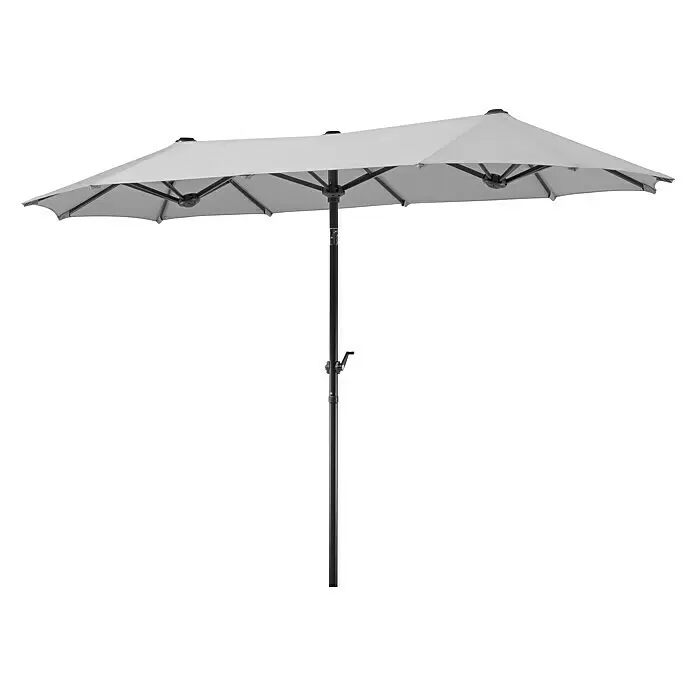 Schneider Classic Balkonschirm SalernoSilbergrau, L x B: 150 x 291 cm