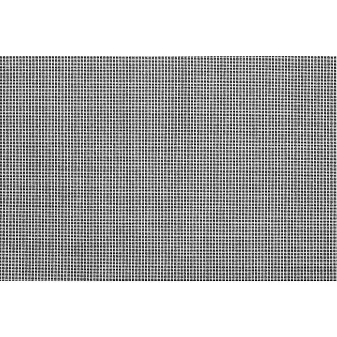 Schneider Classic Marktschirm rund Korsika - Silbergrau, Durchmesser Bespannung: 320 cm - Nahaufnahme eines feinen, quadratischen Gittergewebes in Grau und Weiß. Ideal für Textilien und als abstrakter Hintergrund.