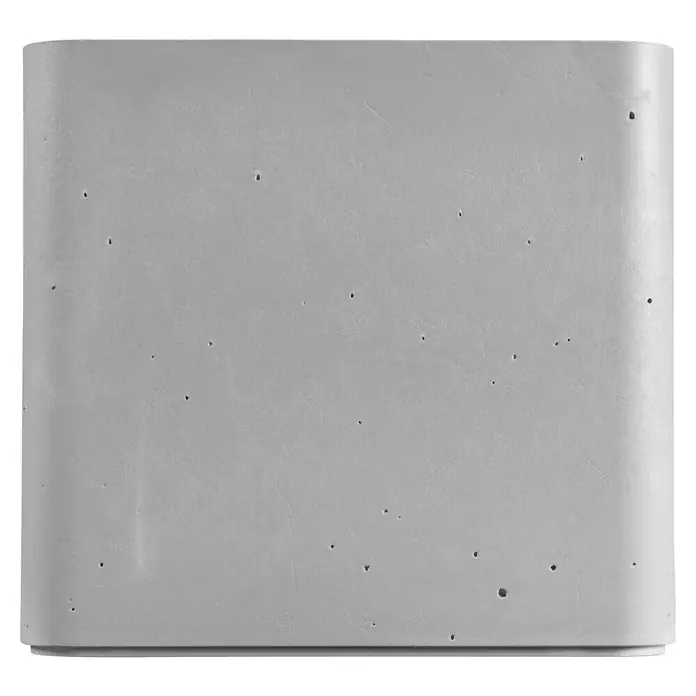 Curver Aufbewahrungsbox Beton XL - L x B x H: 28 x 28 x 26 cm, Material: Kunststoff, Beton - Betonpflanzgefäß in hellgrauer Farbe mit abgerundeten Kanten. Der Übertopf ist robust und modern und passt zu vielen Einrichtungsstilen.