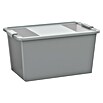 KIS Bi-Box L (40 l, Grau, Mit Deckel)