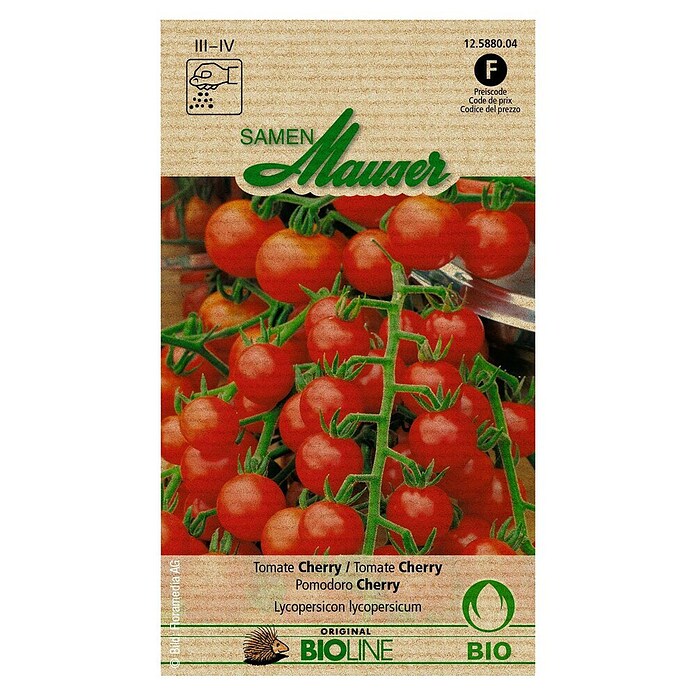 Samen Mauser Bioline Tomate Cherry