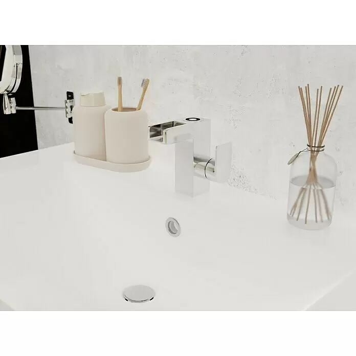 Camargue LED-Waschtischarmatur Ibiza - Chrom, Glänzend - Stimmungsaufnahme
