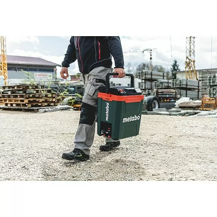 Metabo CAS 18V Akku-Kühlbox KB 18 BL - 18 V, Ohne Akku, 325 x 425 x 490 mm, 24 l - Anwendungsbeispiel
