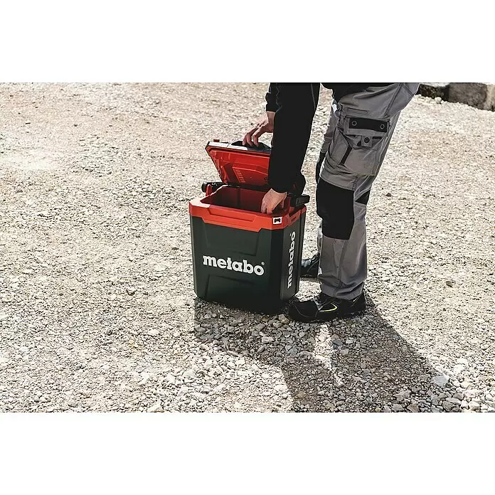 Metabo CAS 18V Akku-Kühlbox KB 18 BL - 18 V, Ohne Akku, 325 x 425 x 490 mm, 24 l - Anwendungsbeispiel