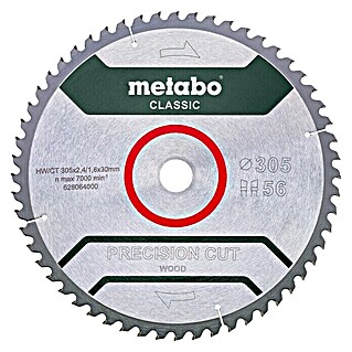 Metabo Kreissägeblatt Precision Cut Wood Classic (305 mm, Bohrung: 30 mm, 56 Stk.)