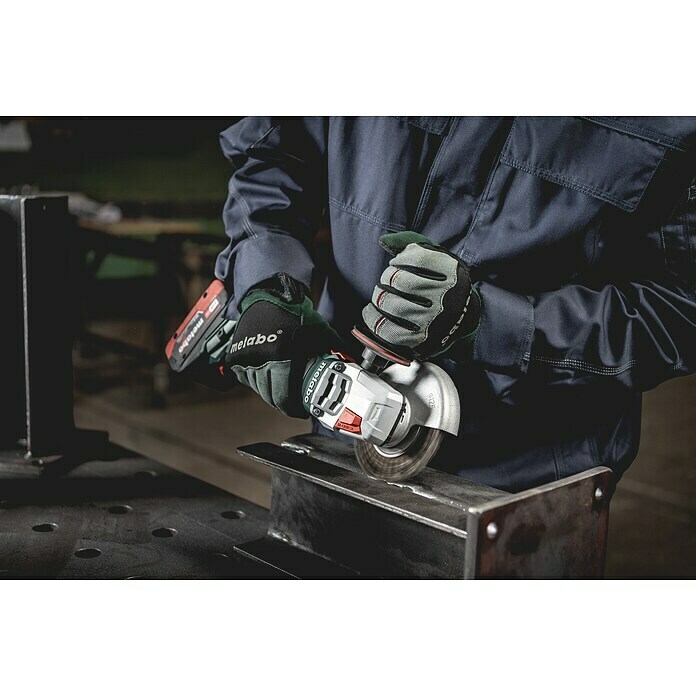 Metabo CAS 18V Akku-Winkelschleifer W 18 LT BL 11-125 (18 V, 2 Akkus, 4 Ah, Durchmesser Scheibe: 125 mm) | BAUHAUS