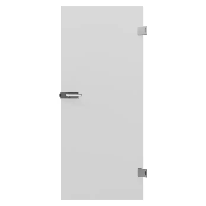 Diamond Doors Glasdrehtür Grey - 834 x 1.972 mm, DIN Anschlag: Rechts, Satiniertes Glas