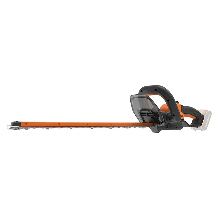 Worx PowerShare 20V Akku-Heckenschere WG264E.9 - 20 V, Ohne Akku - Abbildung einer WORX 20V Akku-Heckenschere, ideal zum Trimmen und Schneiden von Hecken. Das kabellose Design bietet Flexibilität im Garten.